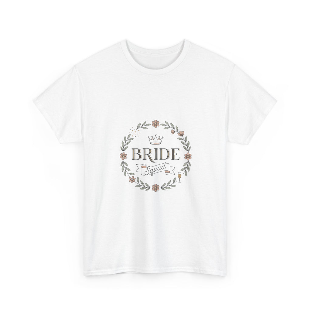 Bride squad floral t-shirt