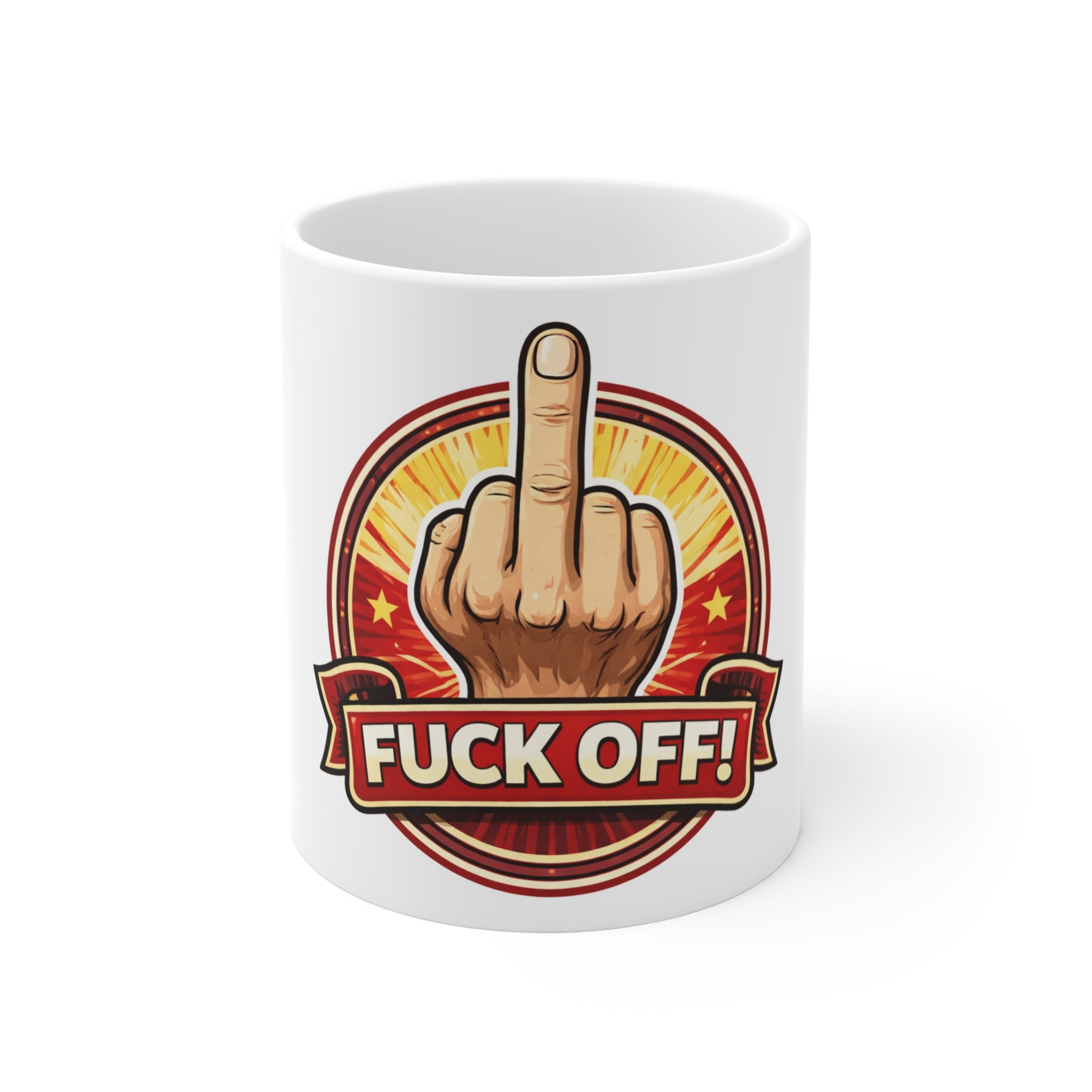Fuck off offensive mug