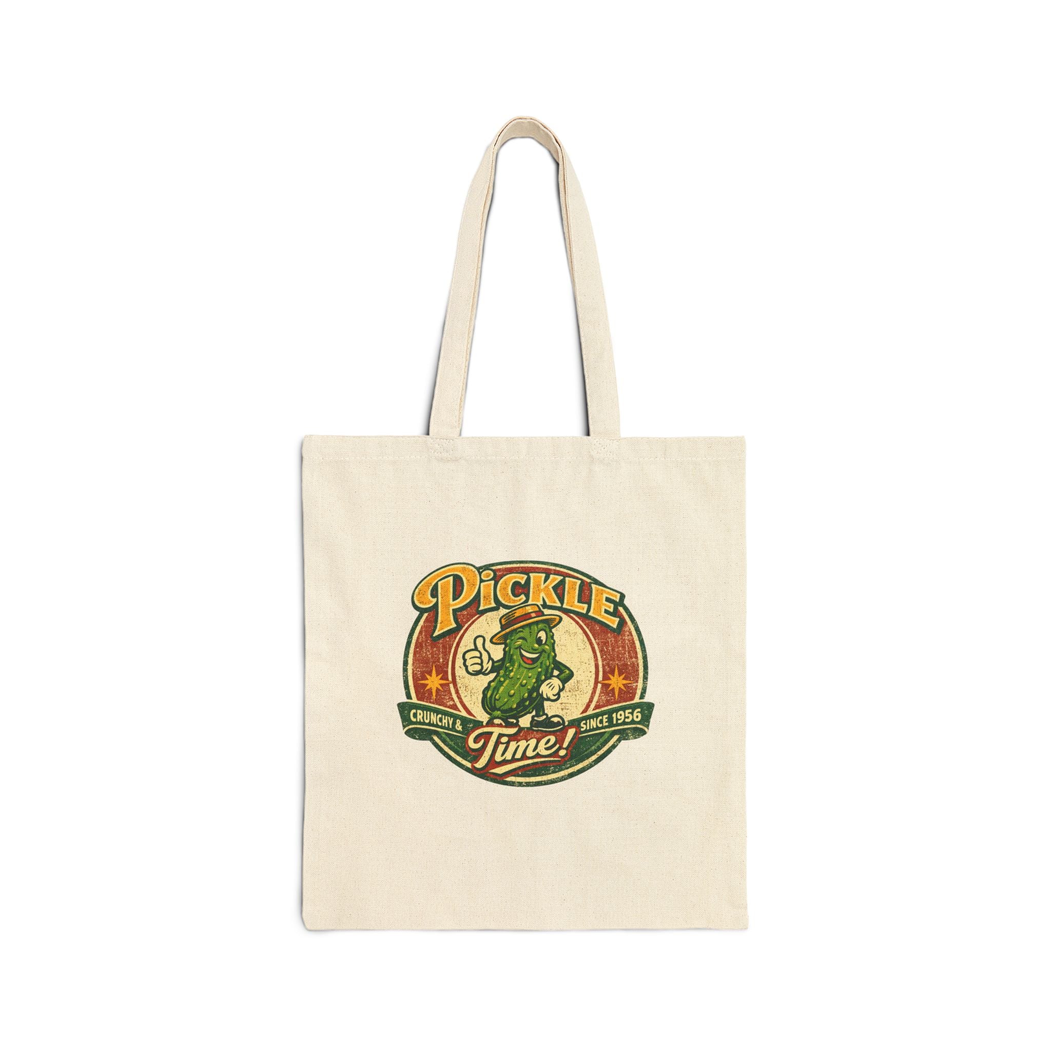 Pickle Time Canvas Tote Bag